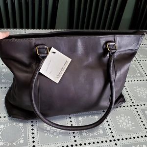 Le Donne Leather Women’s Colombian Leather Laptop Tote